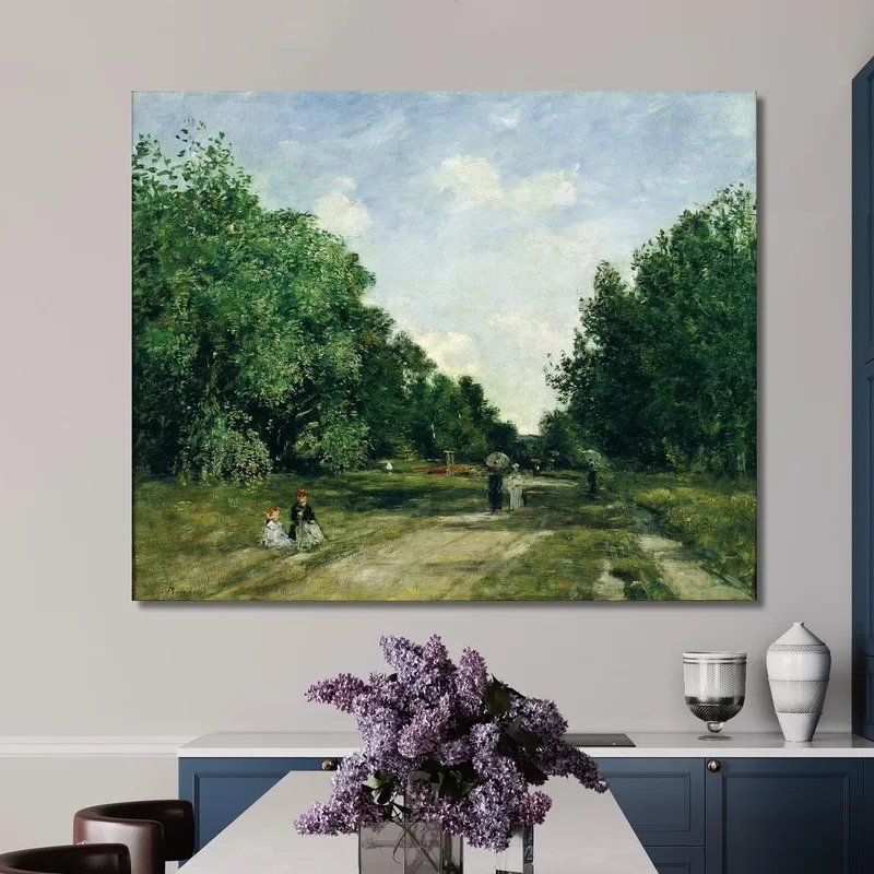Parc Cordier In Trouville Eugène Boudin