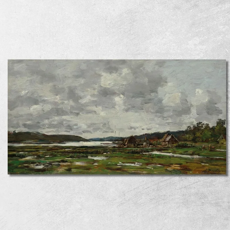 Paisaje Bretón Eugène Boudin