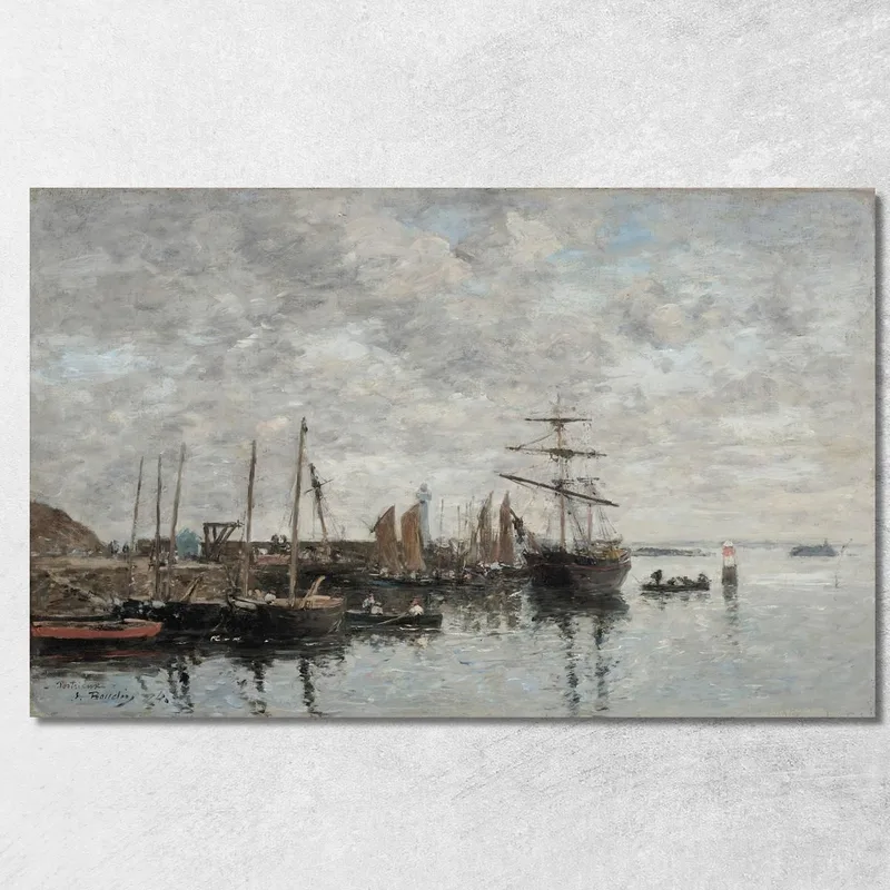 Portrieux The Port Eugène Boudin