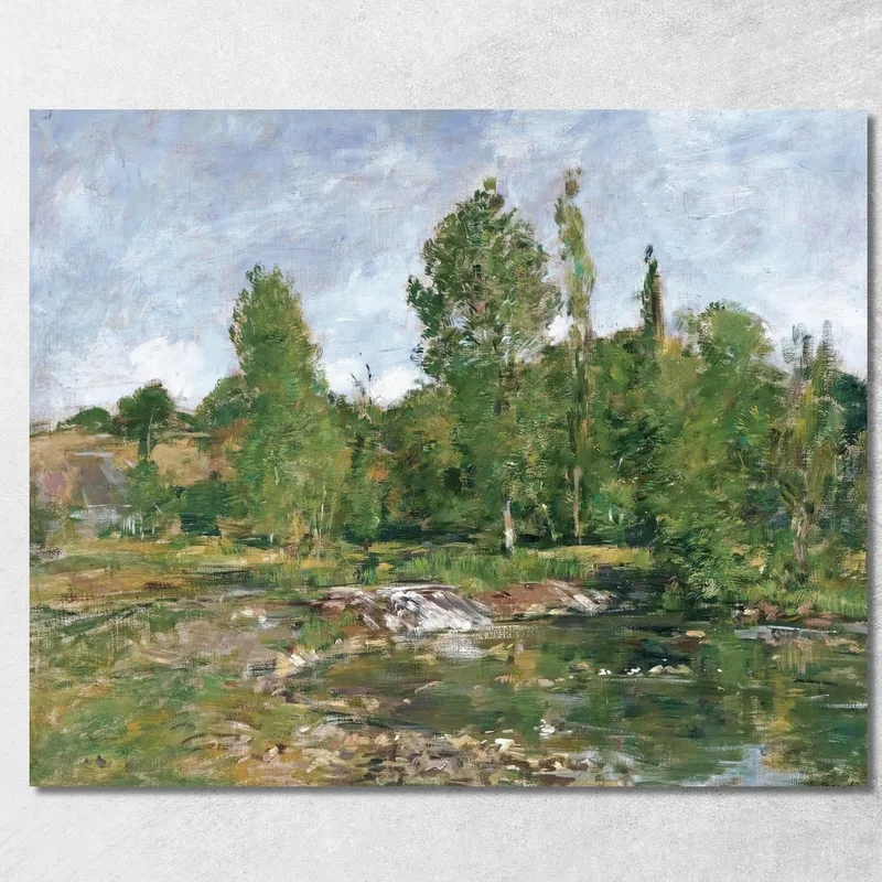 Saint-Céneri The Pond Eugène Boudin