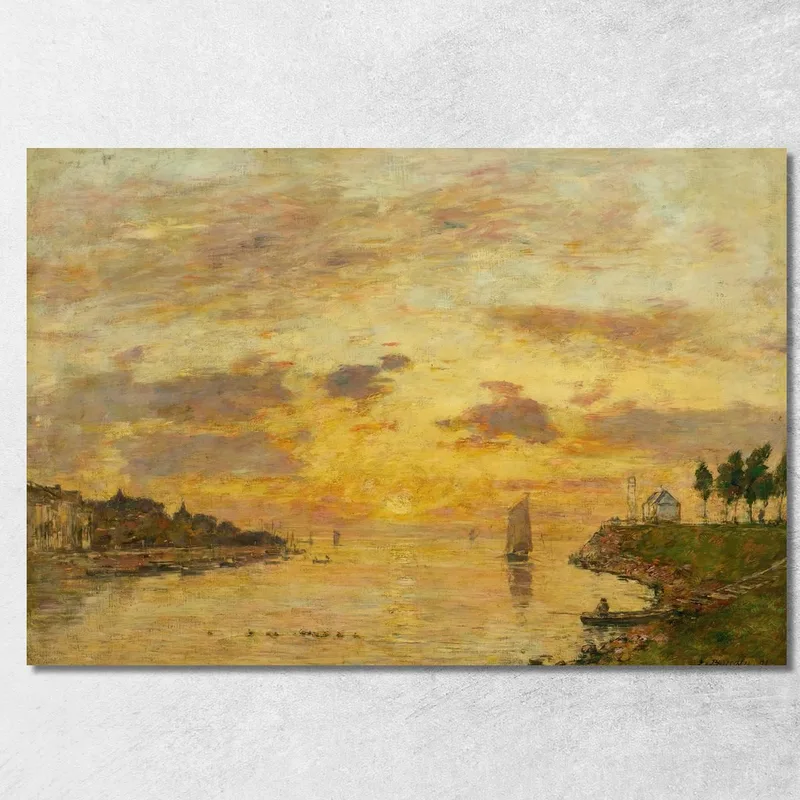Saint-Valery-Sur-Somme The Mouth Of The Somme Eugène Boudin