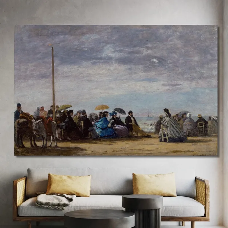 La Plage 2 Eugène Boudin