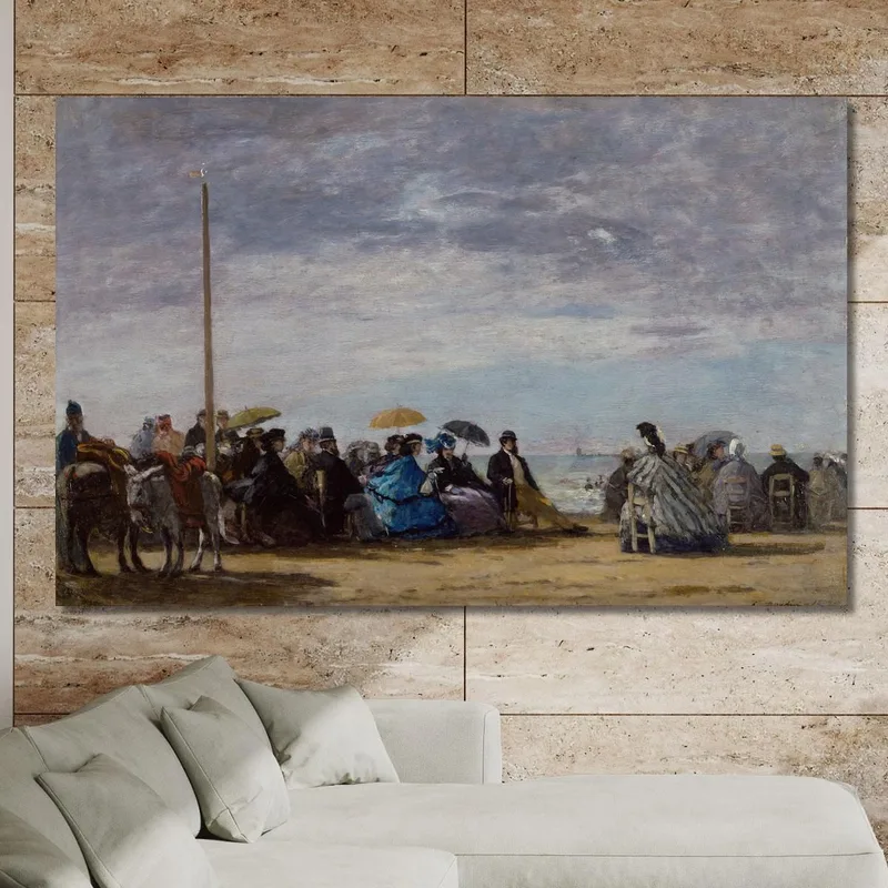 La Plage 2 Eugène Boudin