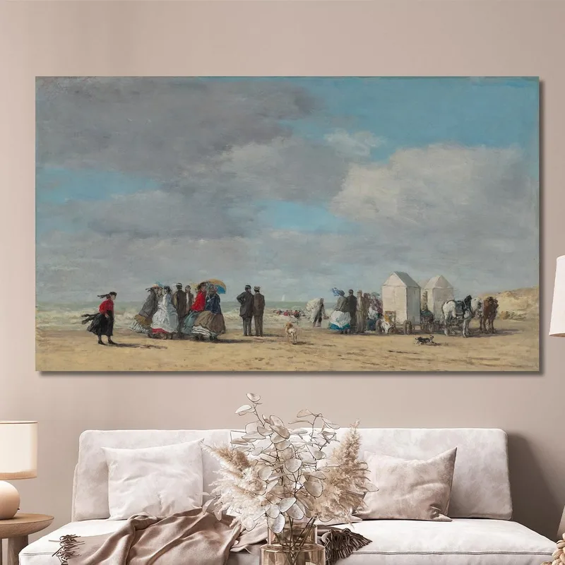 Der Strand Von Trouville Eugène Boudin
