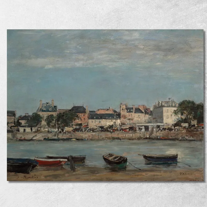 Il Porto Di Trouville Eugène Boudin