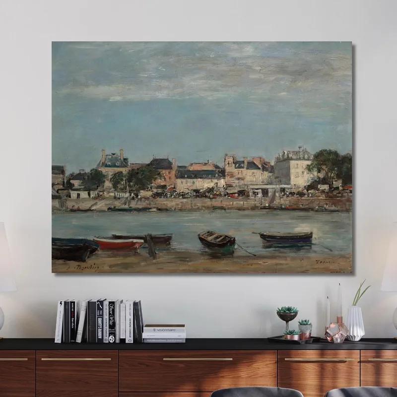 Il Porto Di Trouville Eugène Boudin