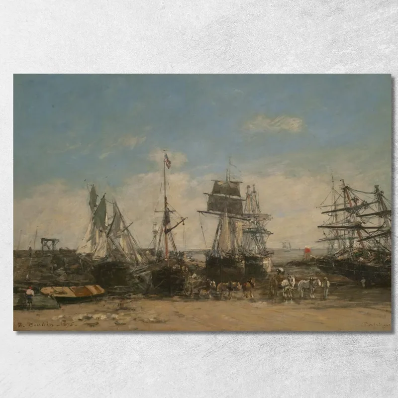 La Orilla De Portrieux Costa Norte Eugène Boudin