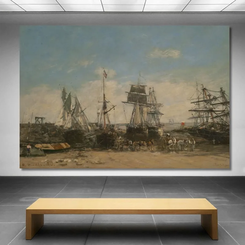 La Orilla De Portrieux Costa Norte Eugène Boudin