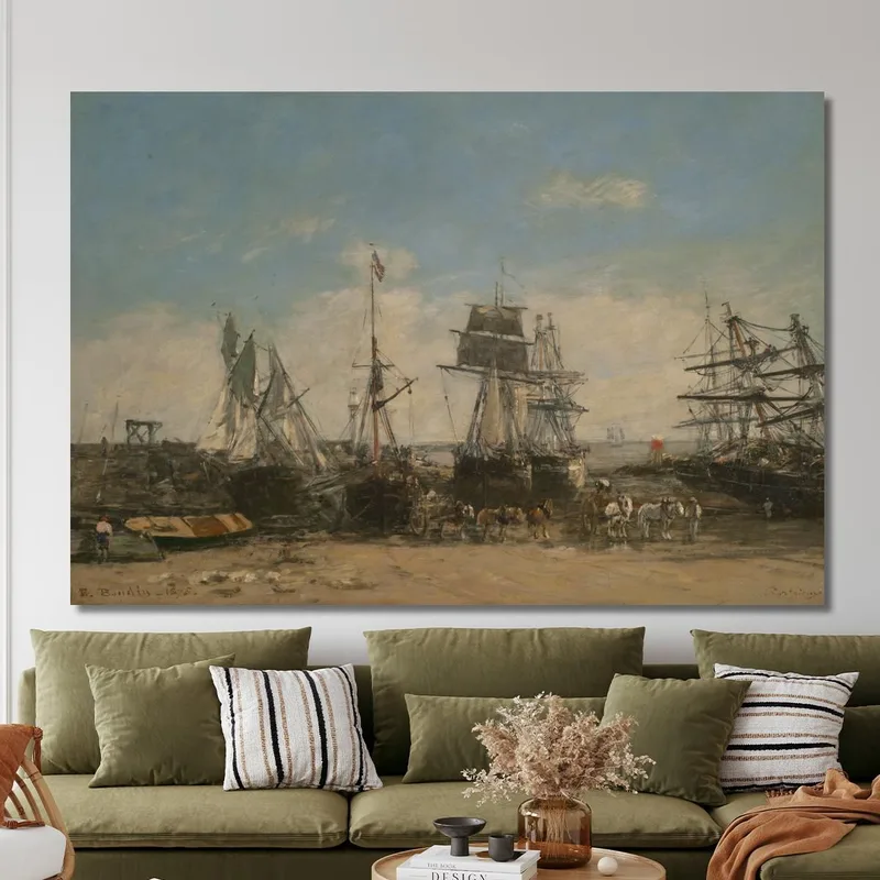 La Orilla De Portrieux Costa Norte Eugène Boudin