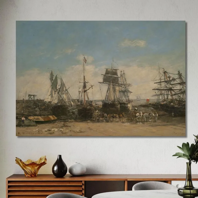 La Orilla De Portrieux Costa Norte Eugène Boudin