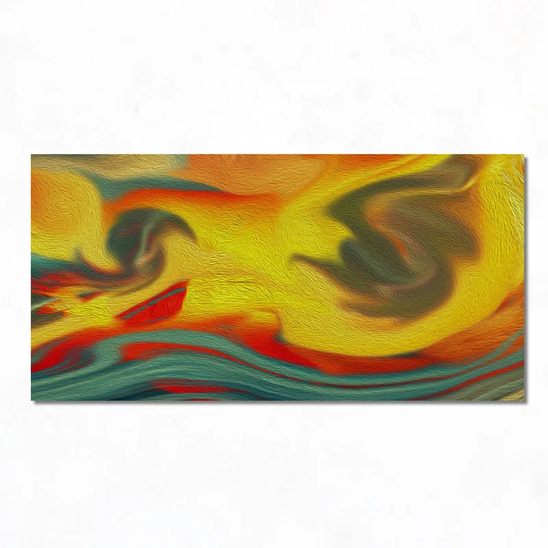 Stampa su canvas arte astratta colorata