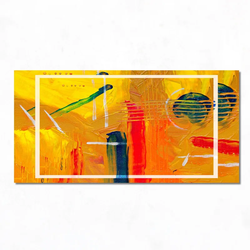Energía abstracta vibrante cuadro moderno