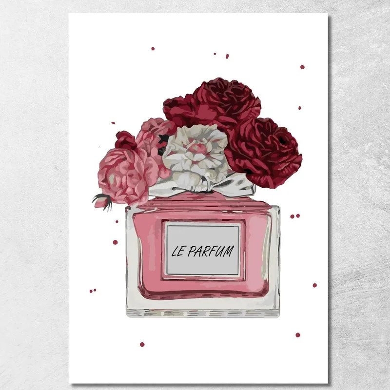 Parfümgemälde Mit Edlen Rosen Fashion