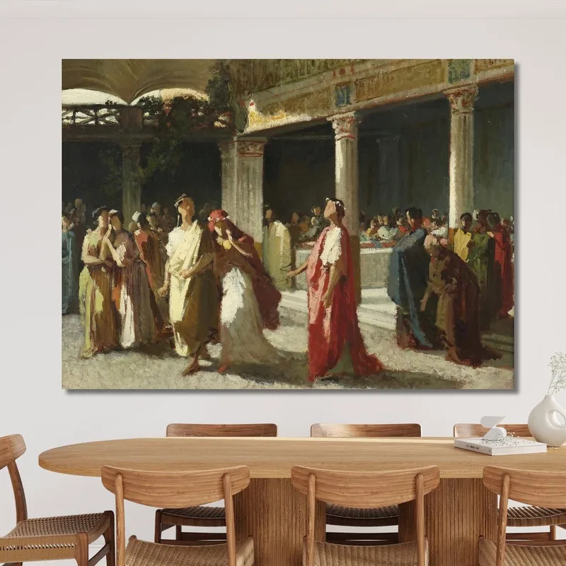 Scena Drammatica In Un Tribunale Frederic Leighton