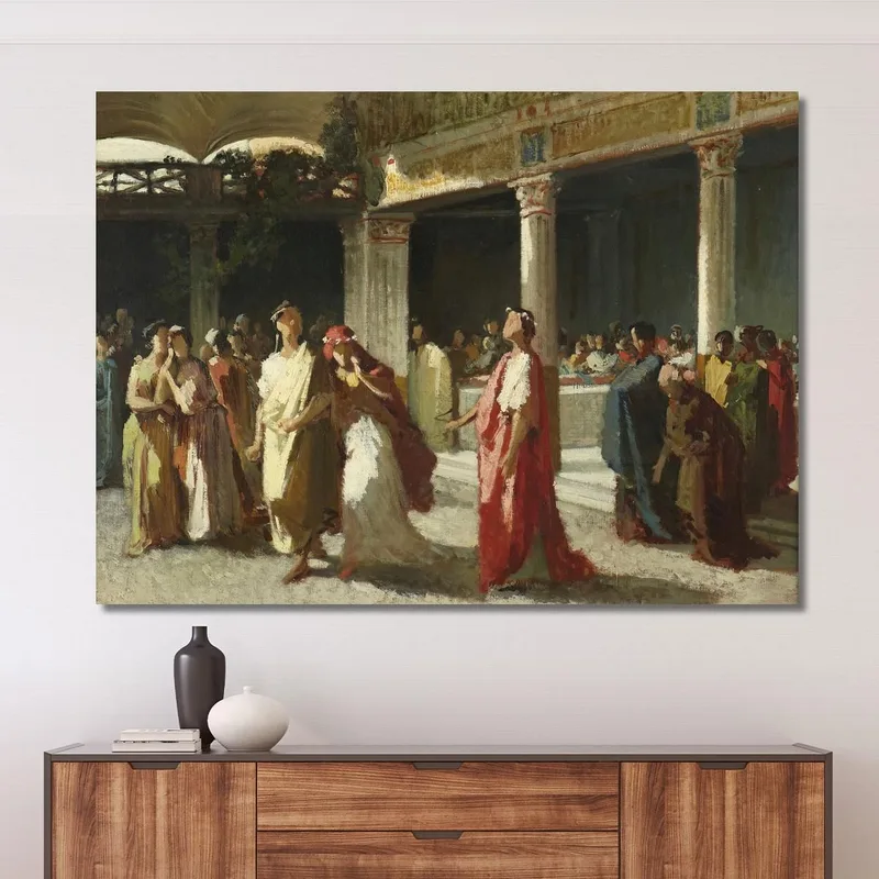 Scena Drammatica In Un Tribunale Frederic Leighton