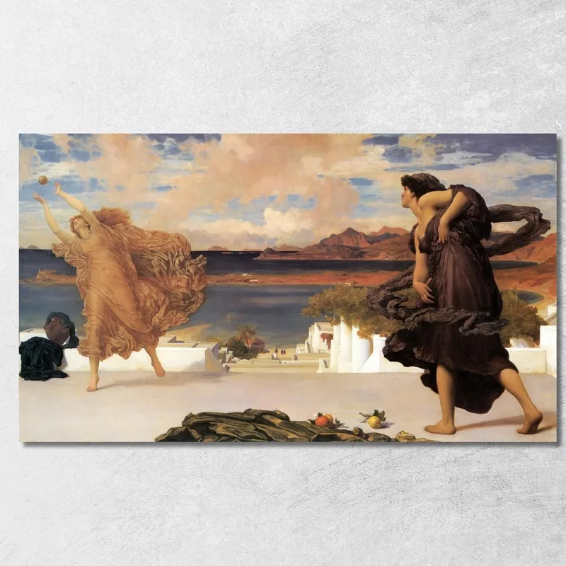 Ragazze Greche Che Giocano A Palla Frederic Leighton