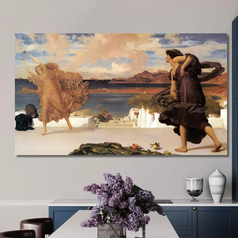 Ragazze Greche Che Giocano A Palla Frederic Leighton