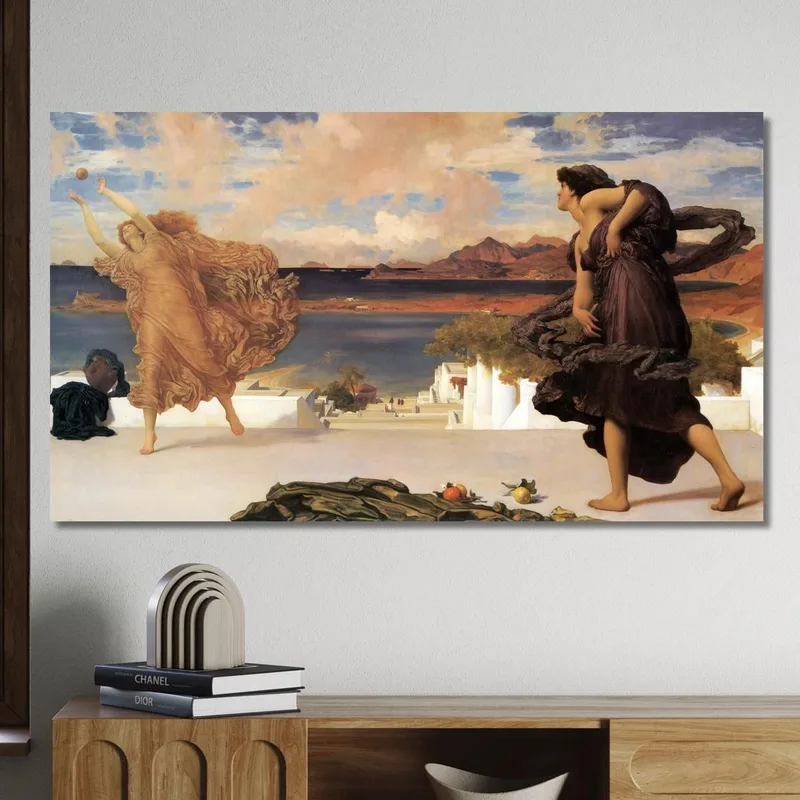 Ragazze Greche Che Giocano A Palla Frederic Leighton