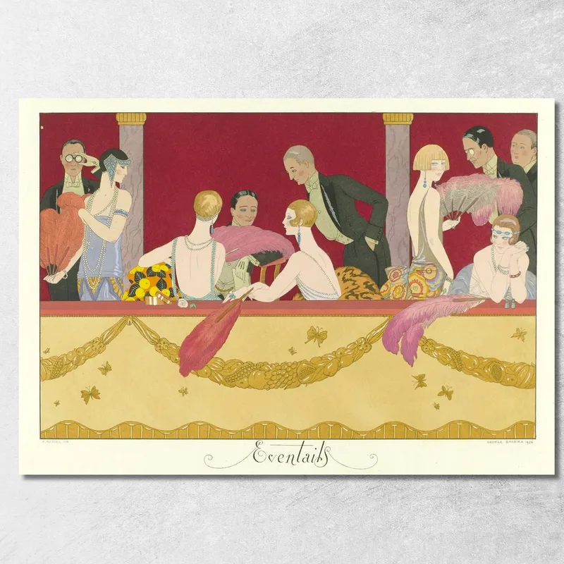 Joie De Vivre Le Bonheur Du Jour Ou Les Graces A La Mode 2 George Barbier