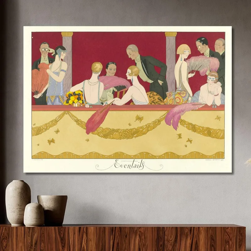 Joie De Vivre Le Bonheur Du Jour Ou Les Graces A La Mode 2 George Barbier