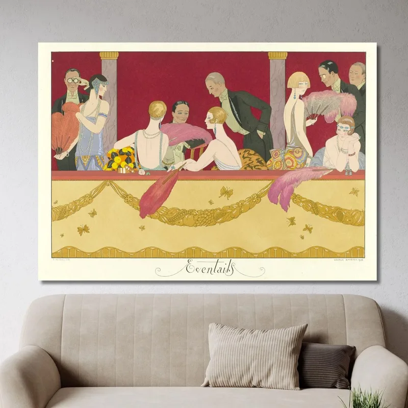 Joie De Vivre Le Bonheur Du Jour Ou Les Graces A La Mode 2 George Barbier