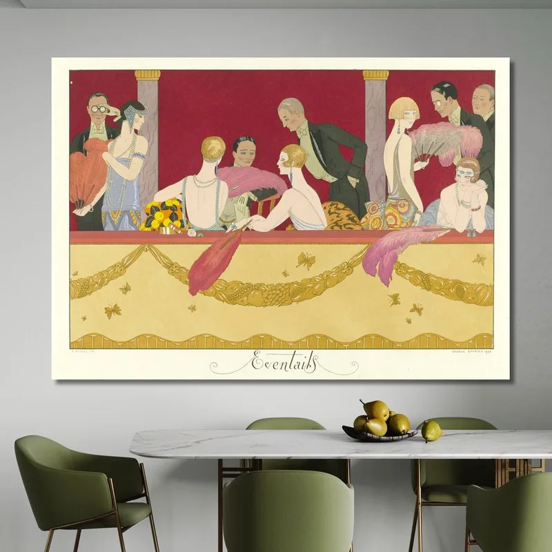 Joie De Vivre Le Bonheur Du Jour Ou Les Graces A La Mode 2 George Barbier