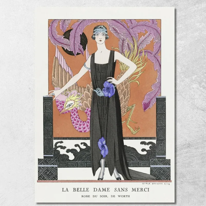La Belle Dame Sans Merci Robe Du Soir De Worth George Barbier