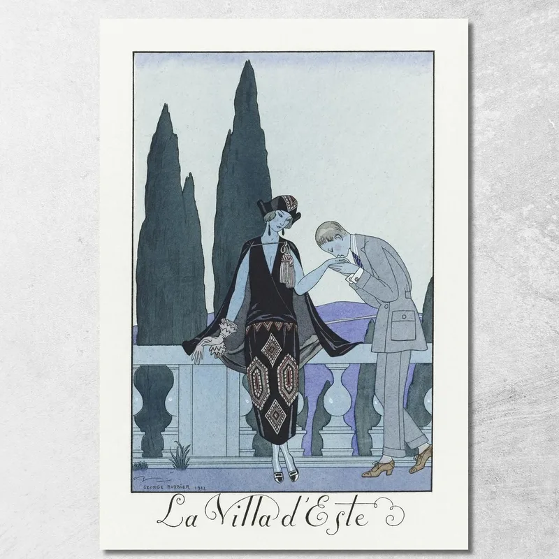 La Villa D Este Francia Del Siglo Xx. George Barbier