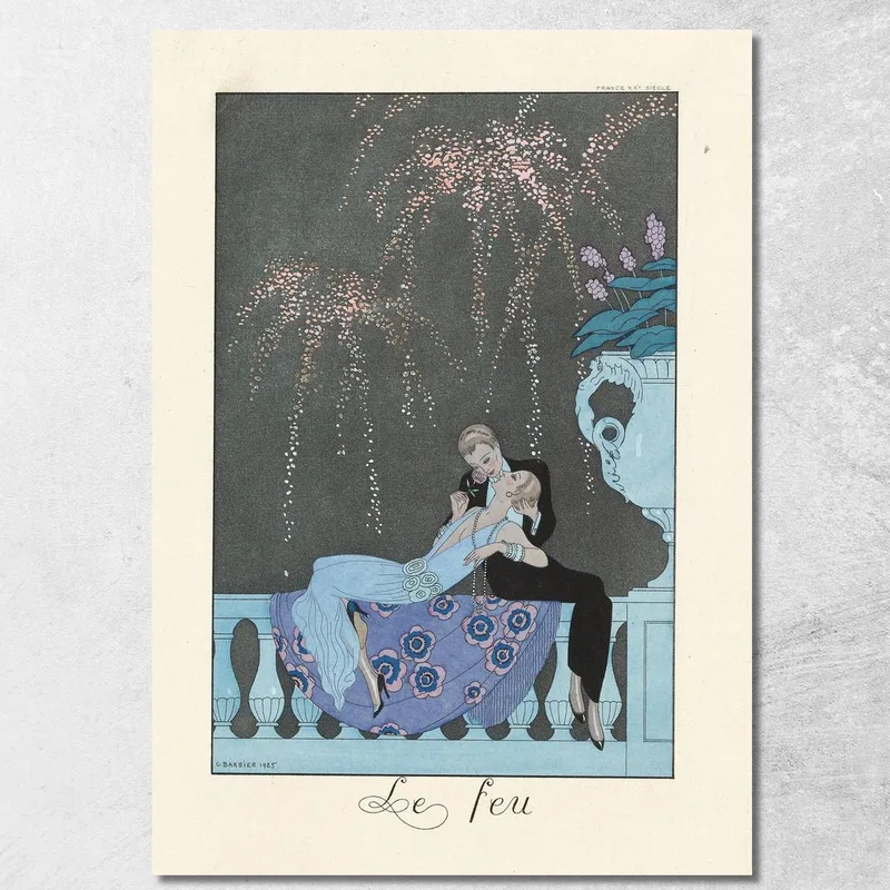 Le Feu Fire George Barbier