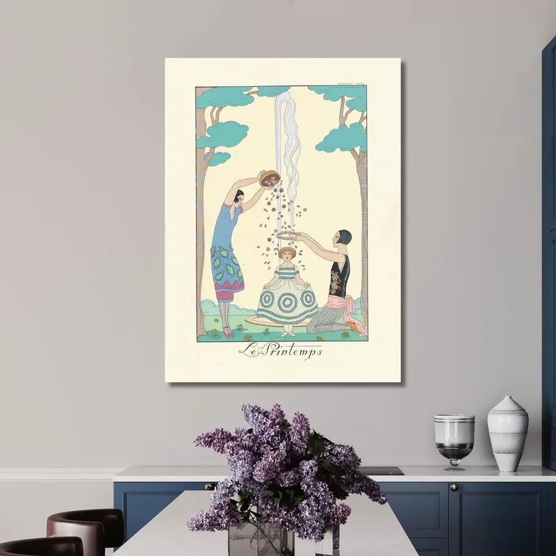Le Printemps Spring George Barbier