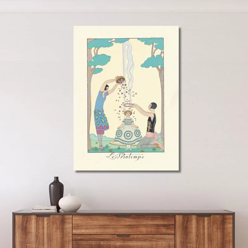 Le Printemps Spring George Barbier