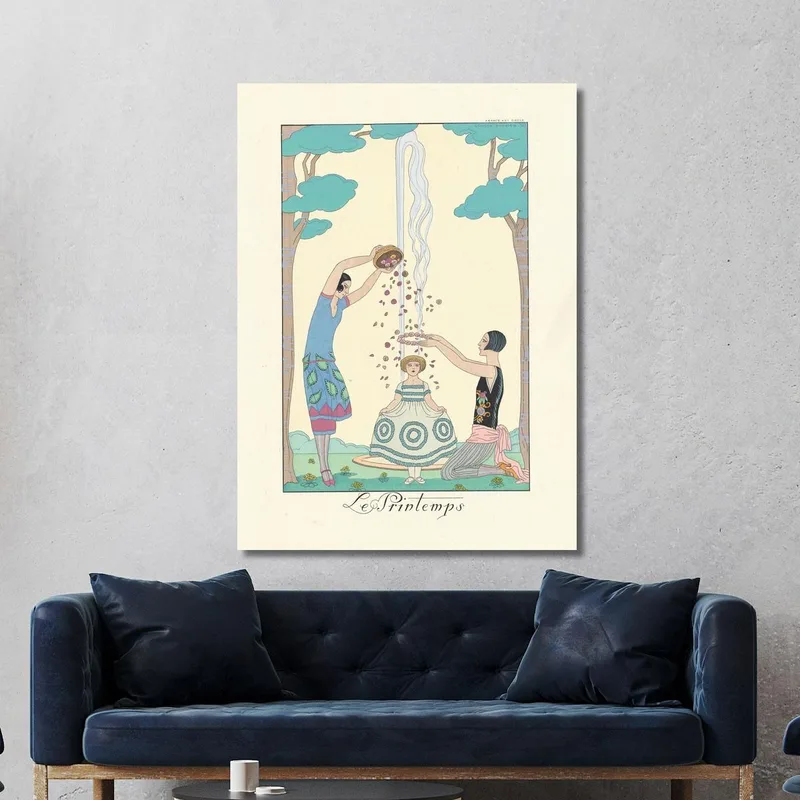 Le Printemps Spring George Barbier