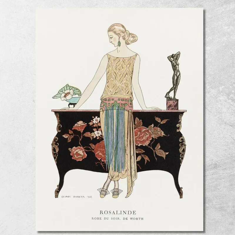 Vestido De Noche Rosalinda George Barbier