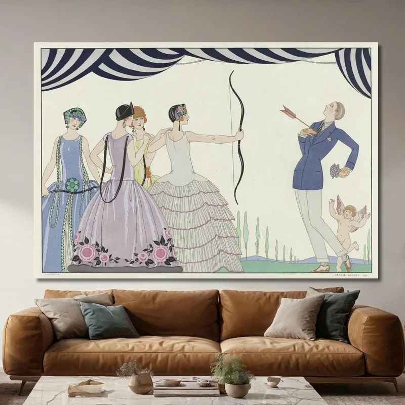 Zielen Sie Auf Das Herz Schöne Damen! George Barbier