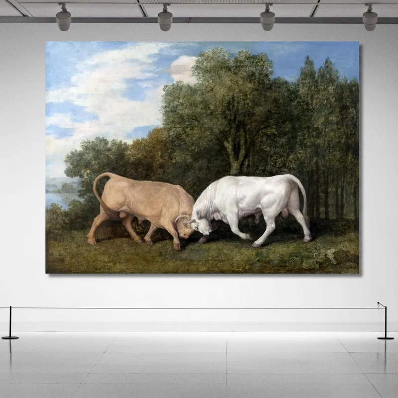 Bulls Fighting 1786 George Stubbs