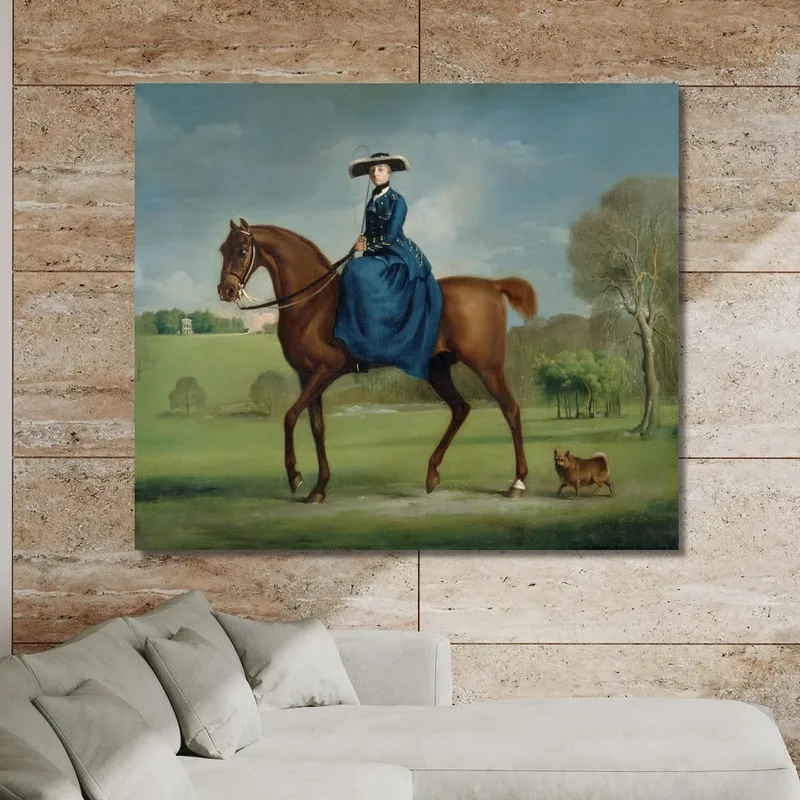 La Contessa Di Coningsby Nel Costume Di Charlton Hunt 1760 George Stubbs