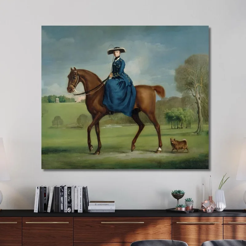 La Contessa Di Coningsby Nel Costume Di Charlton Hunt 1760 George Stubbs
