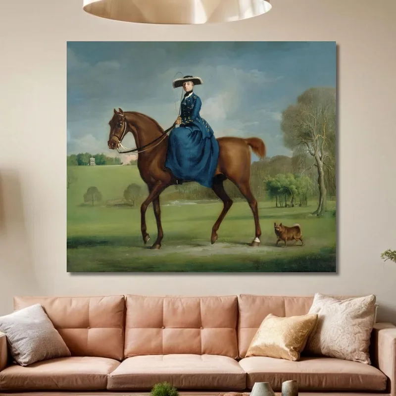 La Contessa Di Coningsby Nel Costume Di Charlton Hunt 1760 George Stubbs
