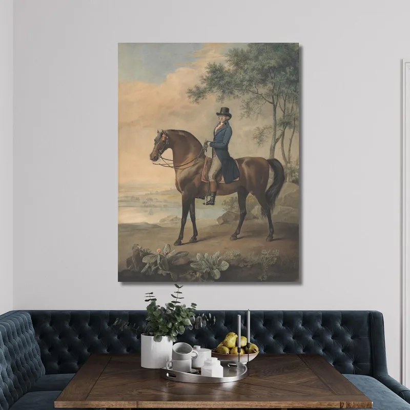 Warren Hastings Auf Seinem Arabischen Pferd George Stubbs