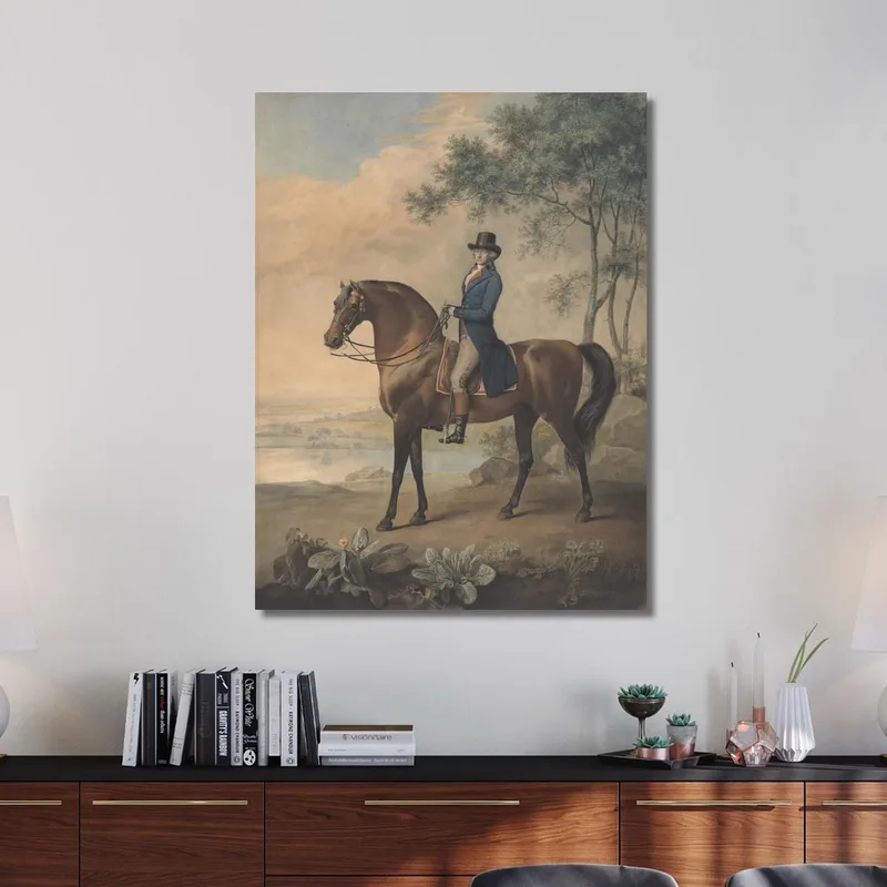 Warren Hastings Auf Seinem Arabischen Pferd George Stubbs