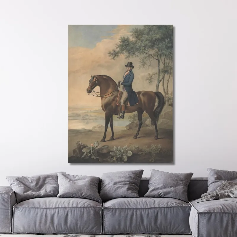 Warren Hastings Auf Seinem Arabischen Pferd George Stubbs