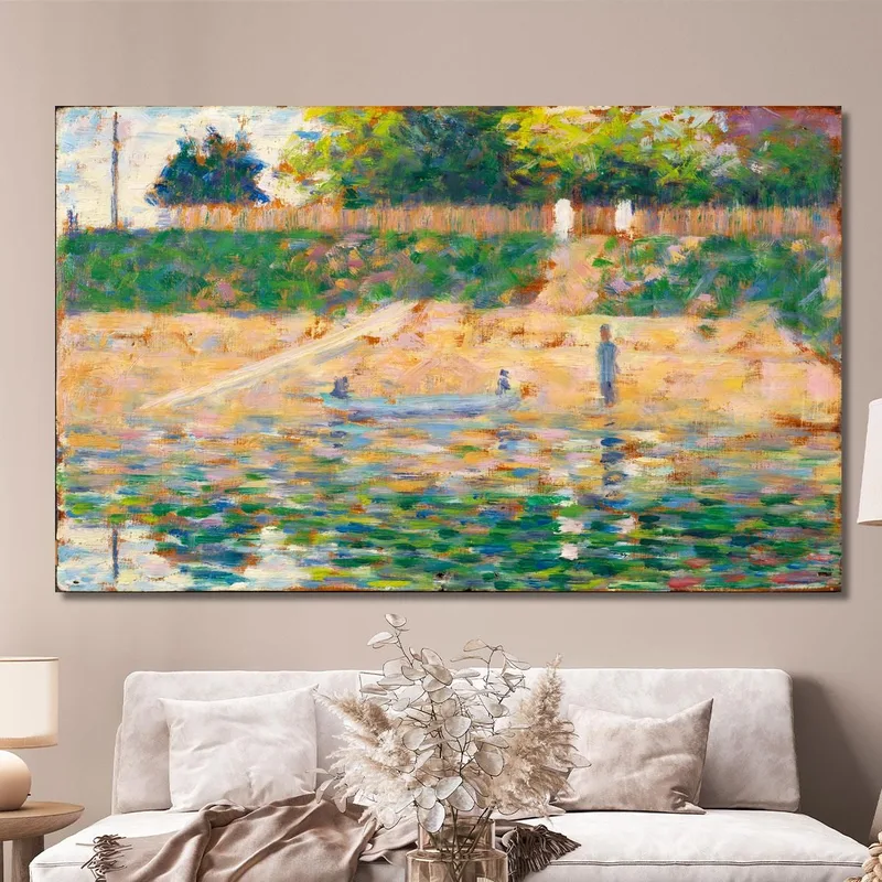 Boot Am Flussufer Georges Seurat