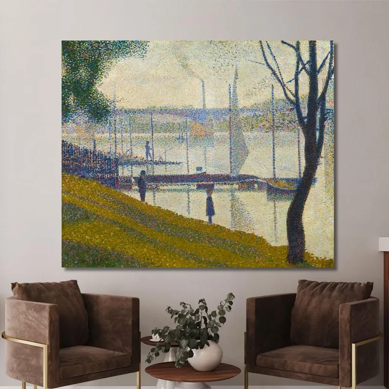 Ponte A Courbevoie Georges Seurat