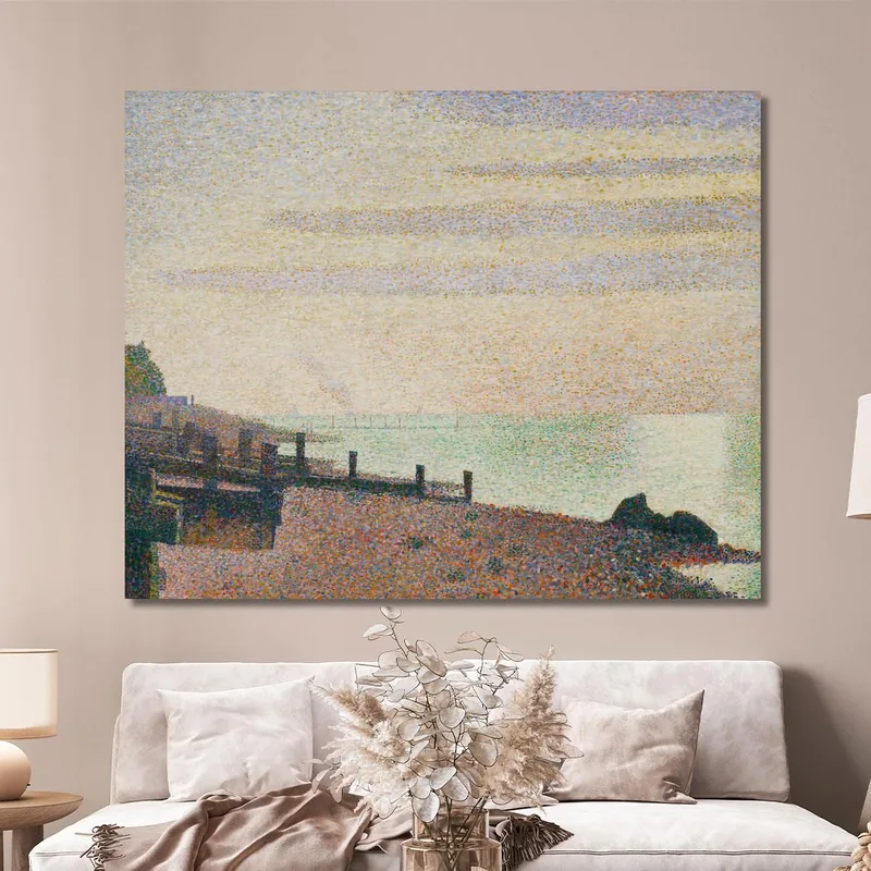 Abend Honfleur Georges Seurat