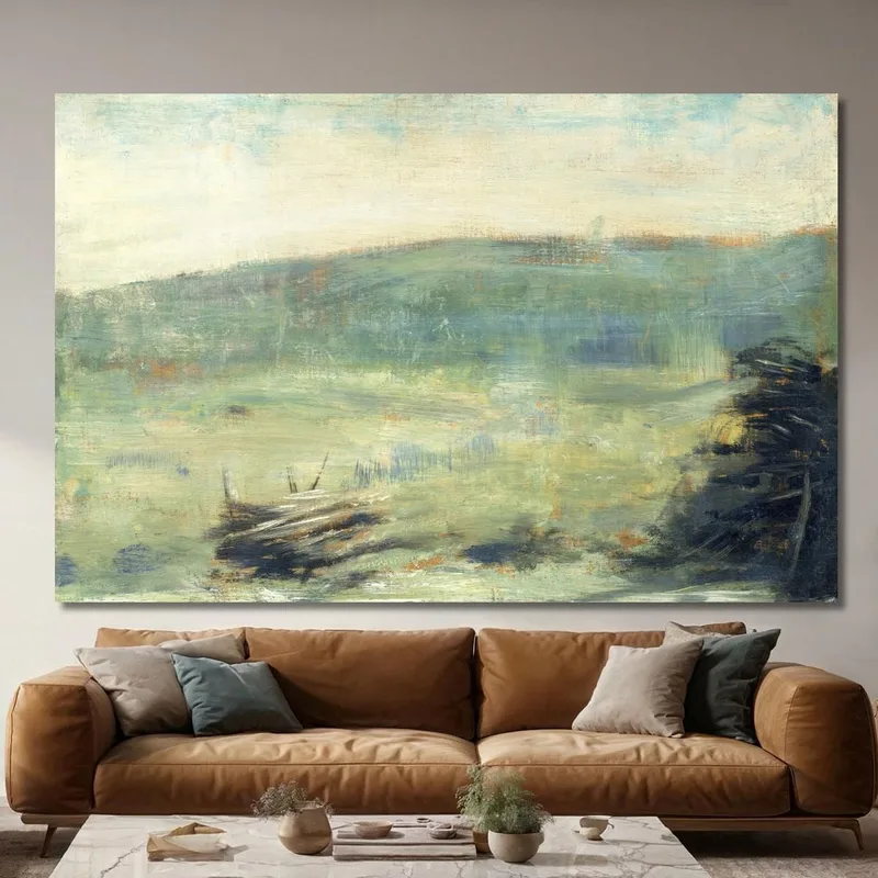 Landschaft Bei Saint-Ouen Georges Seurat