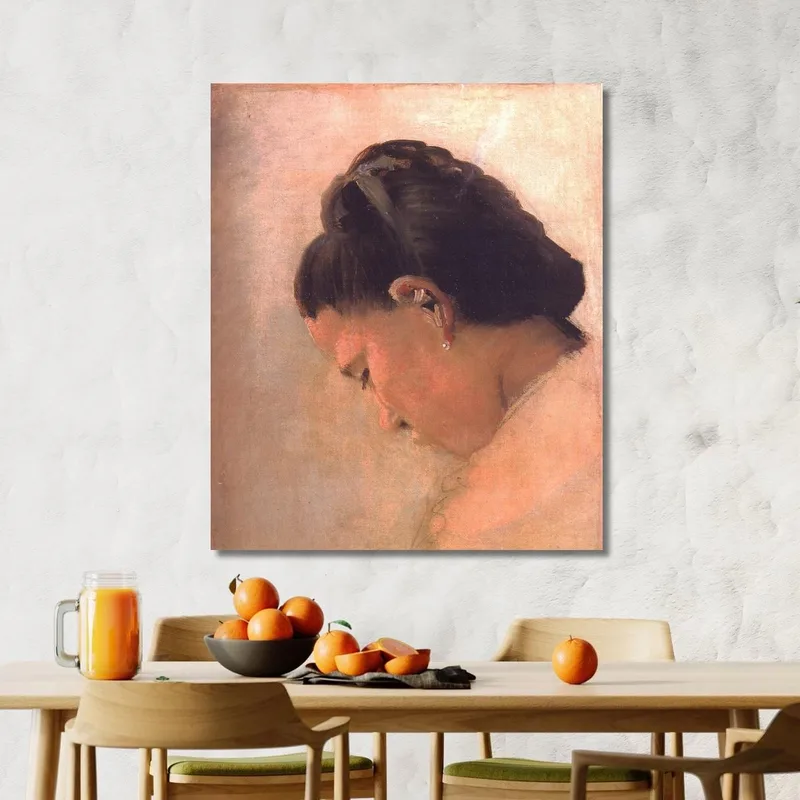 Cabeza De Una Niña Georges Seurat