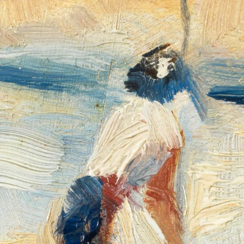 Mann In Einem Boot Georges Seurat