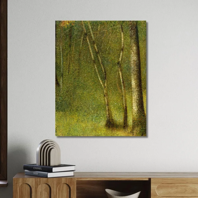 La Forêt De Pontaubert Georges Seurat