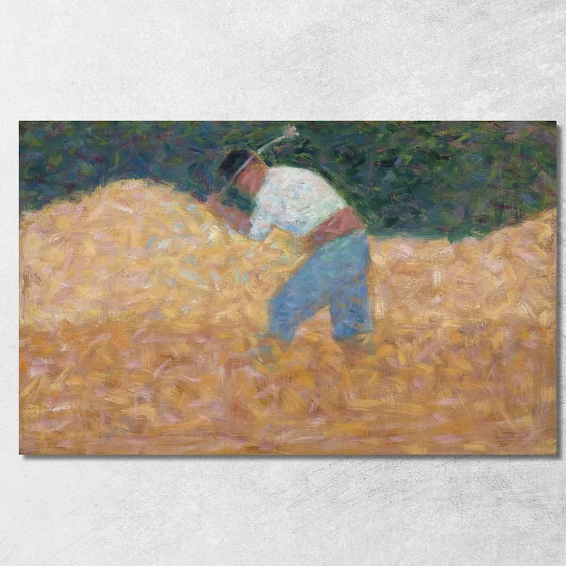 The Stone Breaker Georges Seurat canvas print