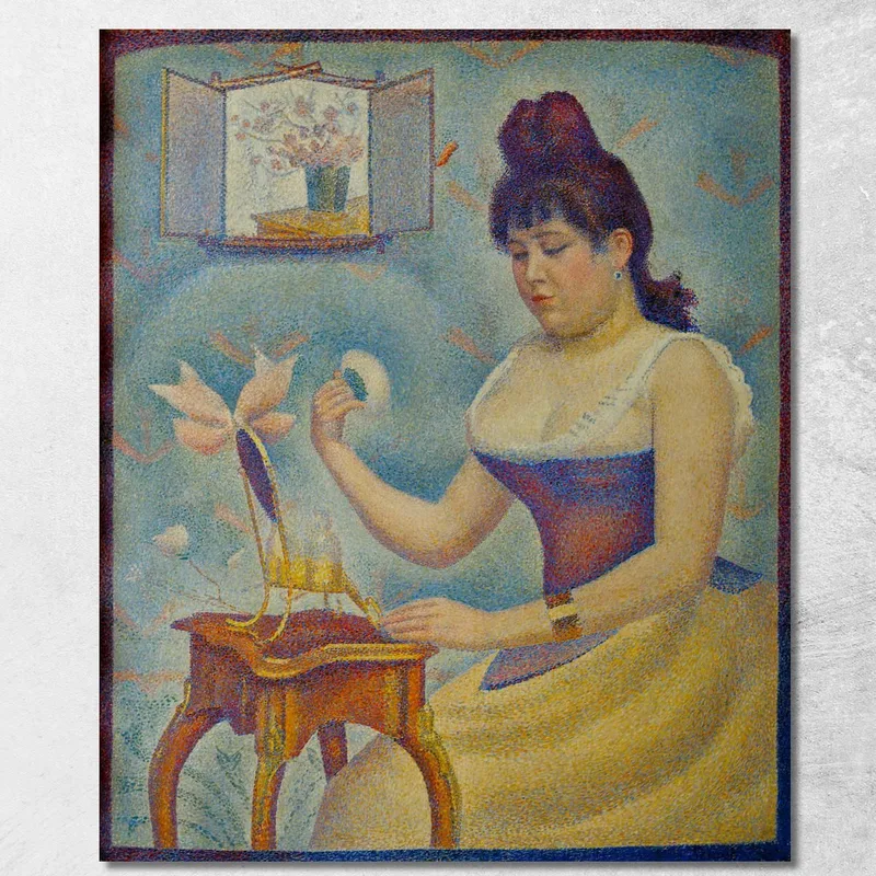 The Voluptuous Women Represented Here Is The Twenty-Year-Old Madeleine Knobloch Georges Seurat canvas print